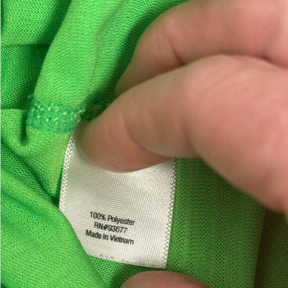 XERSION Dri Fit Fitted Workout Tee/T-Shirt. Lime Green. Athleisure. Size S - Picture 3 of 5